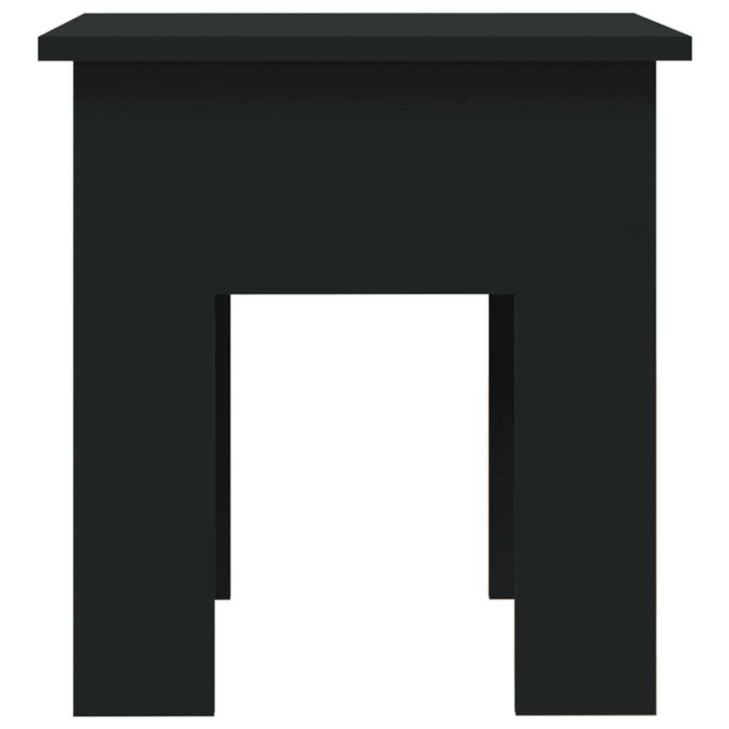 vidaXL Konferenční stolek černý 40 x 40 x 42 cm dřevotříska