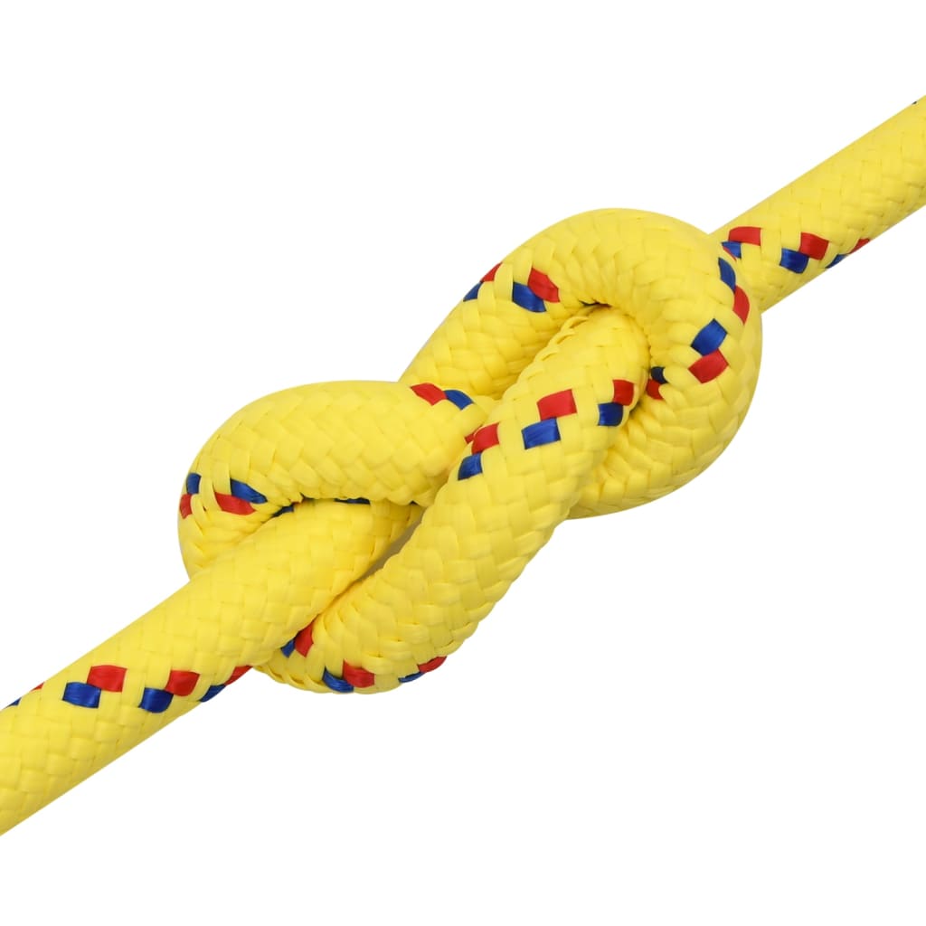 vidaXL Lodní lano žluté 20 mm 50 m polypropylen