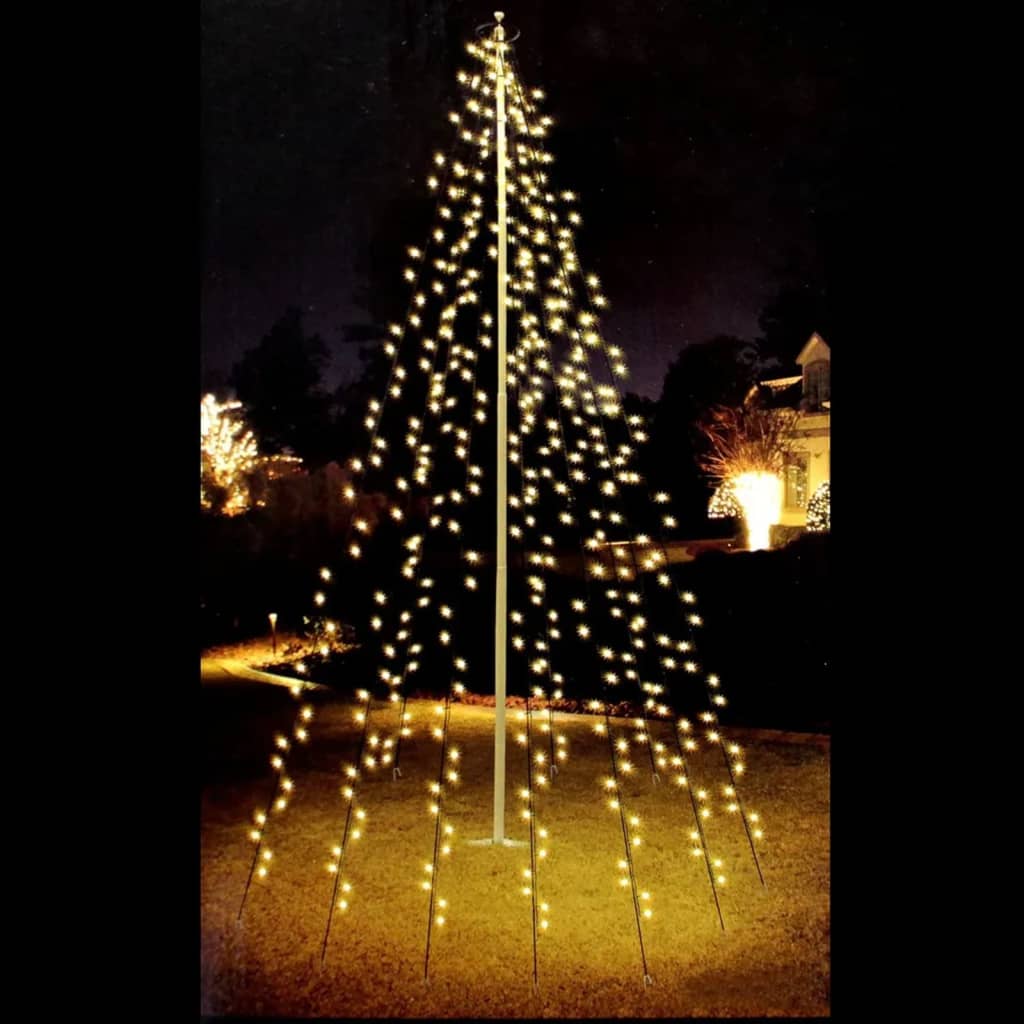 Ambiance Vánoční osvětlení na stožár se 192 LED diodami 208 cm