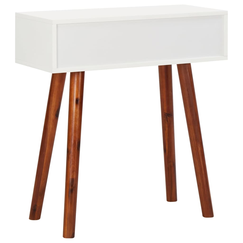vidaXL Konzolový stolek 70 x 30 x 75 cm masivní akáciové dřevo a MDF