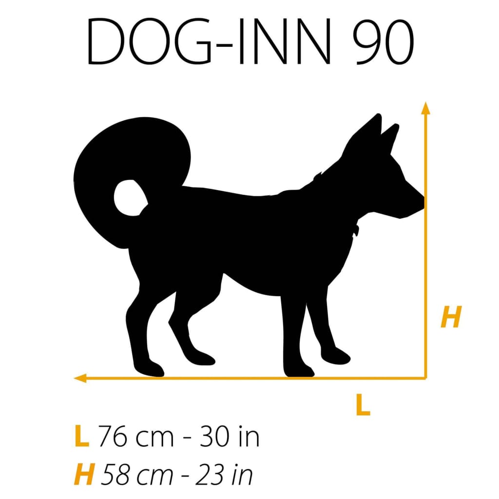 Ferplast Přepravka pro psy Dog-Inn 90 92,7 x 58,1 x 62,5 cm šedá