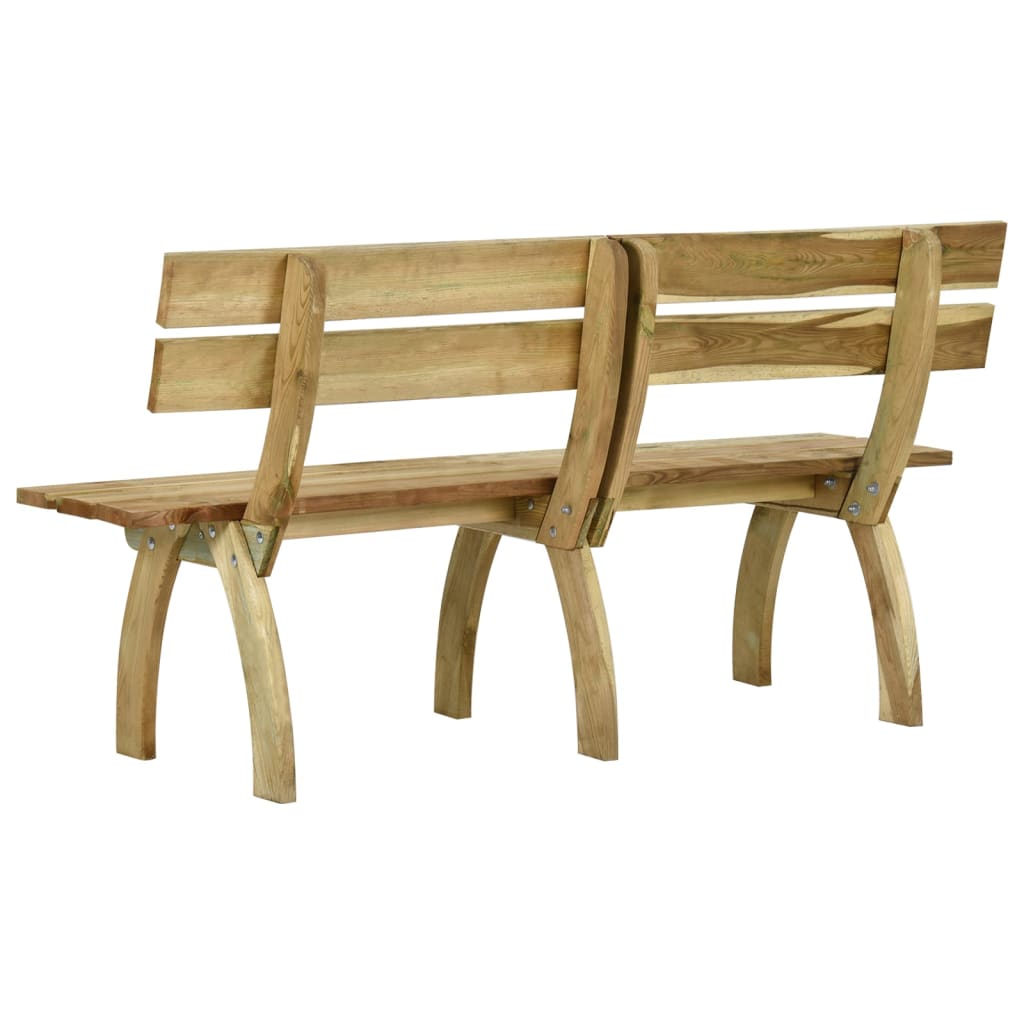 vidaXL Zahradní lavice 160 cm impregnované borové dřevo