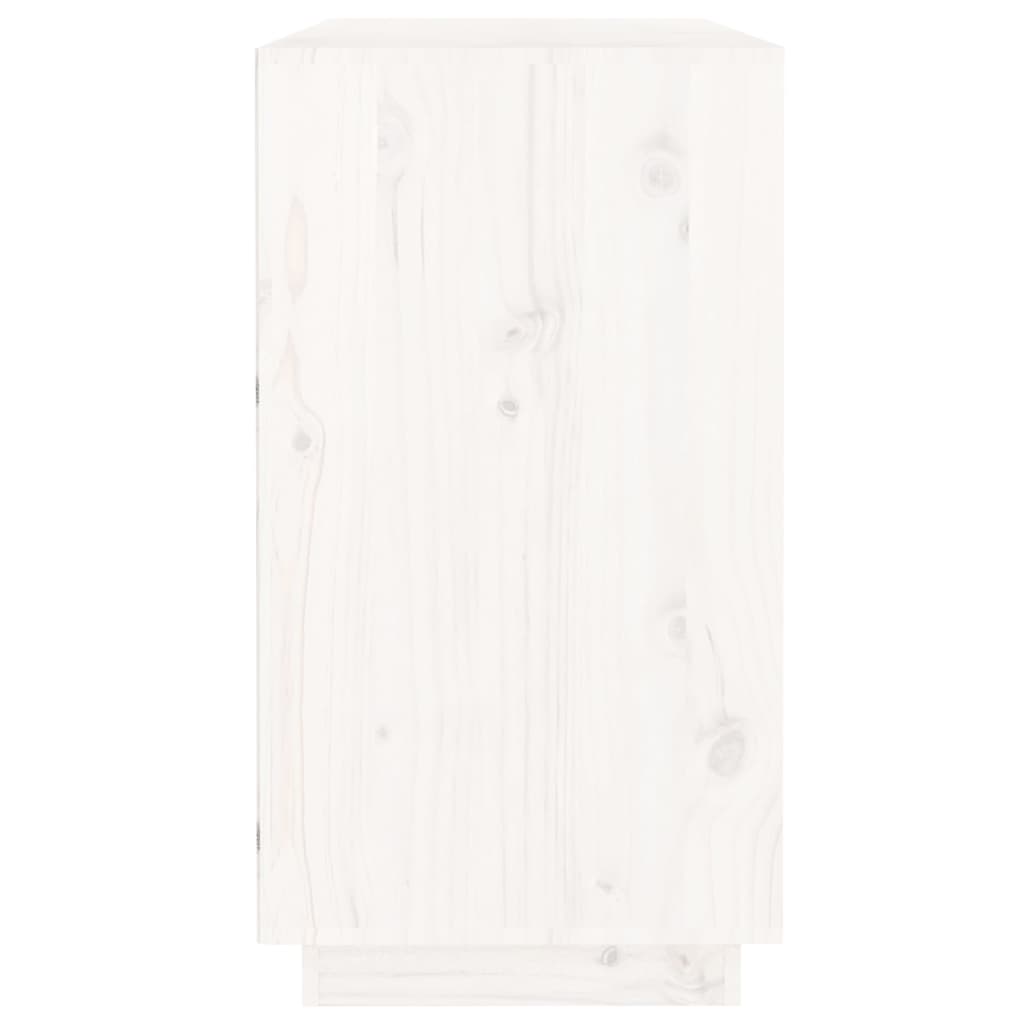 vidaXL Příborník bílý 100 x 40 x 75 cm masivní borové dřevo