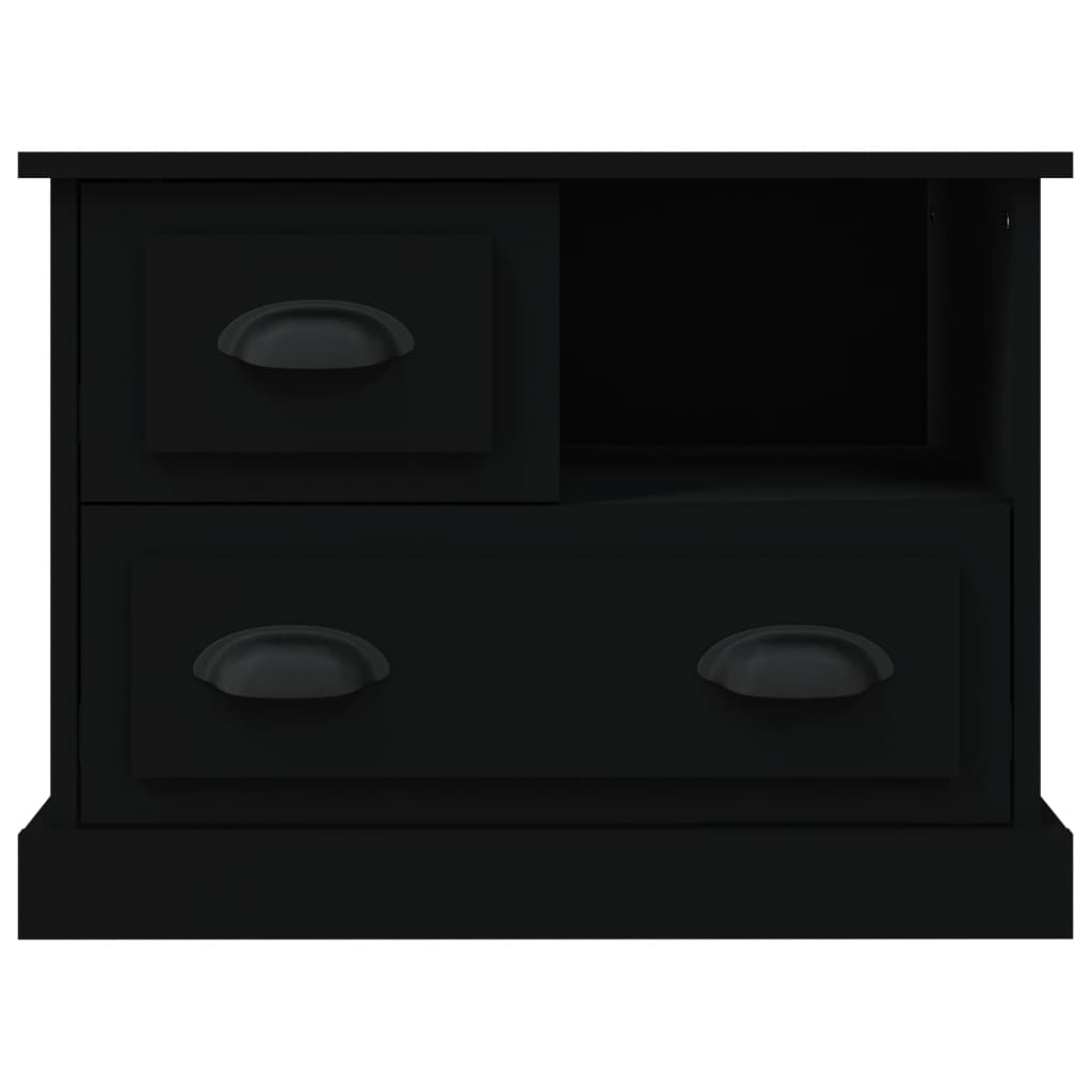 vidaXL Noční stolek černý 60 x 39 x 45 cm