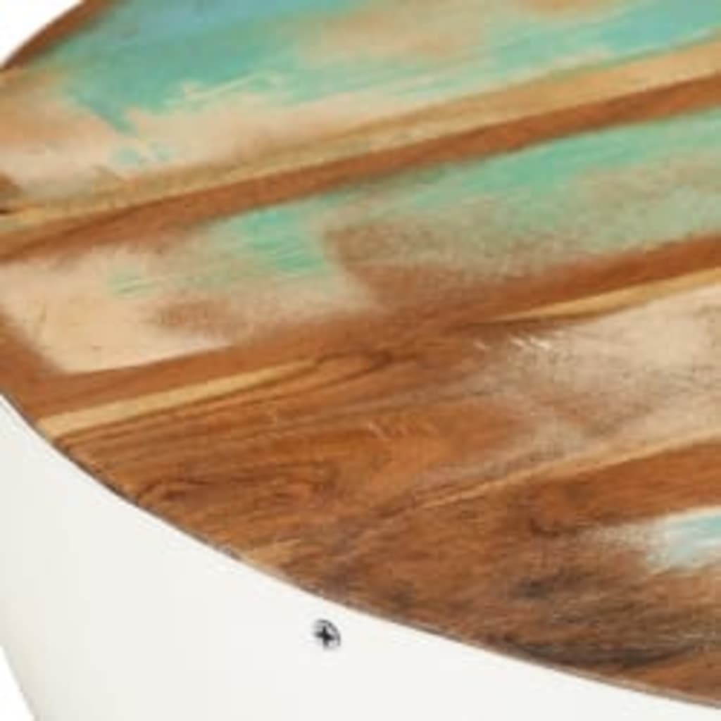 vidaXL Miskovitý konferenční stolek recyklované dřevo 60 x 60 x 30 cm