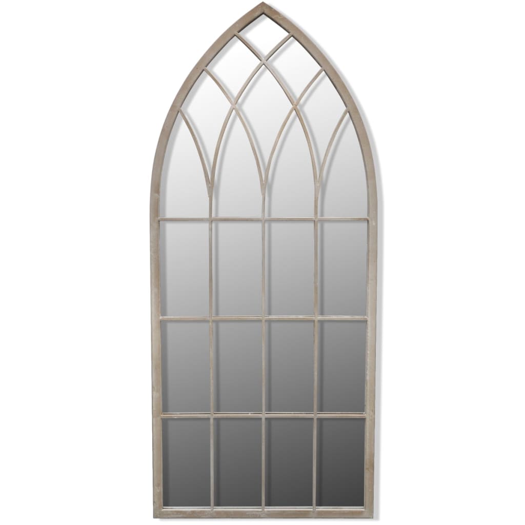 vidaXL Zahradní zrcadlo gotický oblouk 50 x 115 cm interiér i exteriér