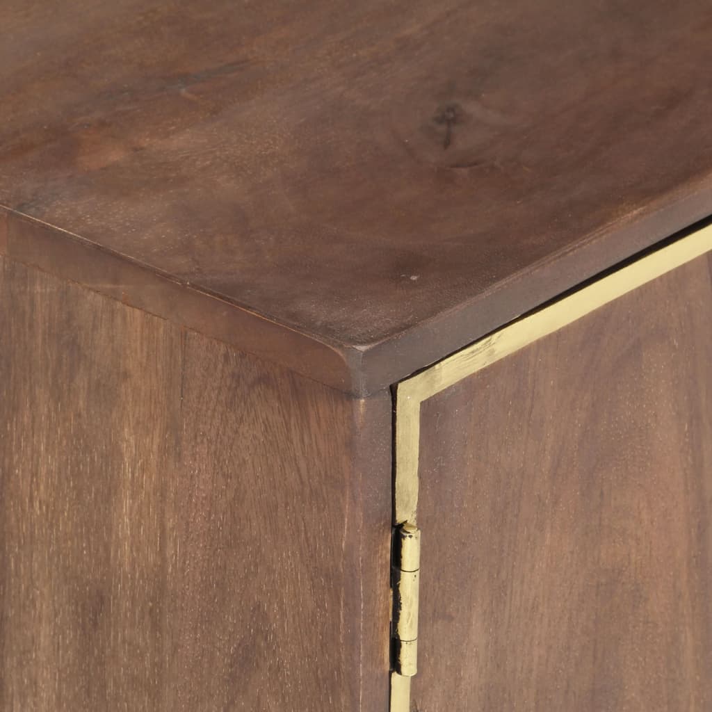 vidaXL TV stolek 120 x 30 x 46 cm masivní mangovníkové dřevo