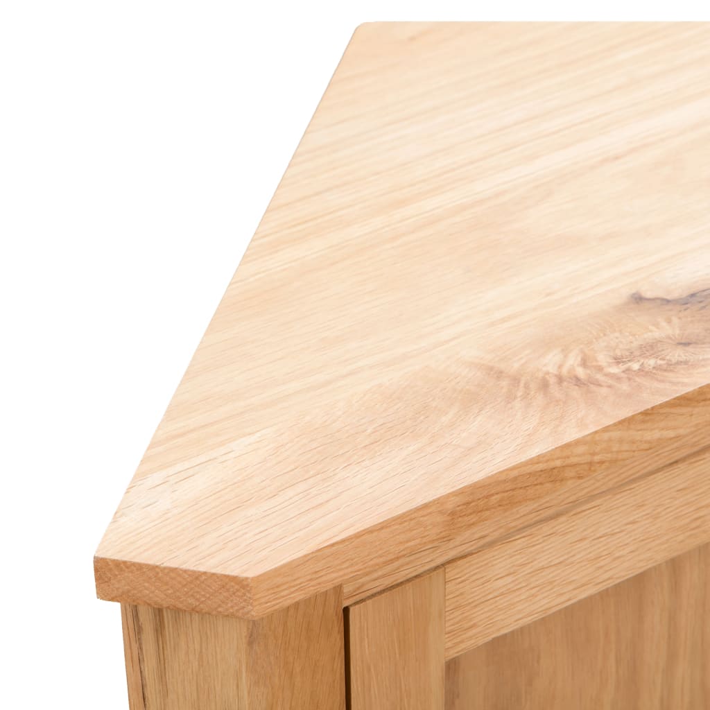 vidaXL Rohová skříňka 59 x 45 x 80 cm masivní dubové dřevo