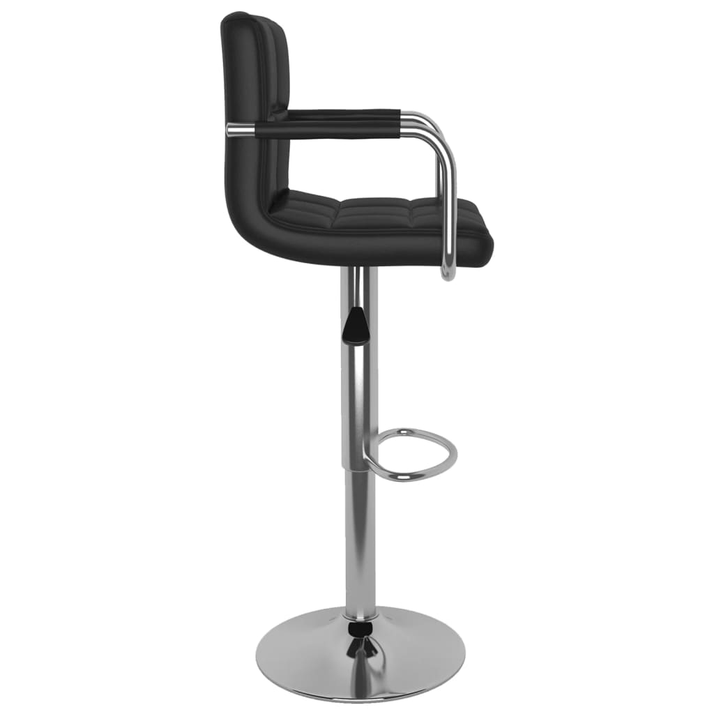 vidaXL Barová židle černá umělá kůže