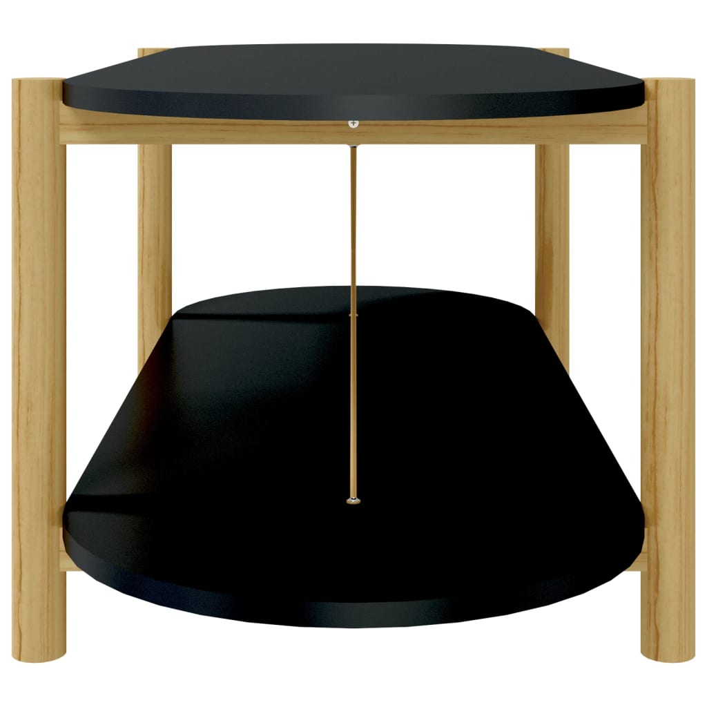 vidaXL Konferenční stolek černý 110 x 48 x 40 cm kompozitní dřevo