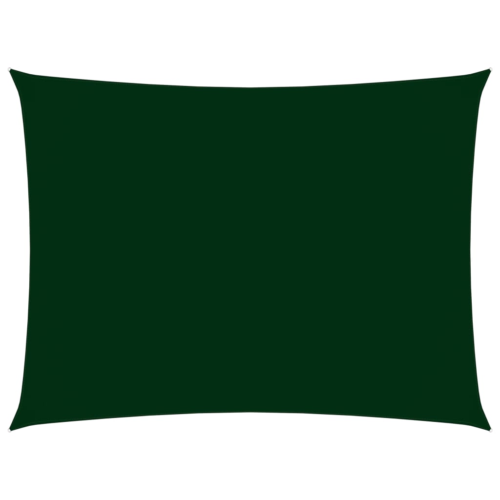 vidaXL Stínící plachta oxfordská látka obdélníková 2x4 m tmavě zelená