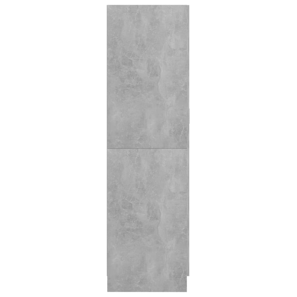vidaXL Šatní skříň betonově šedá 82,5 x 51,5 x 180 cm dřevotříska