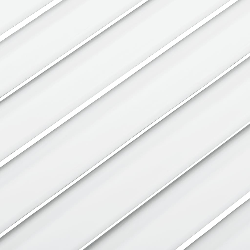 vidaXL Nábytková dvířka lamelový design 2 ks bílá 39,5x59,4cm borovice