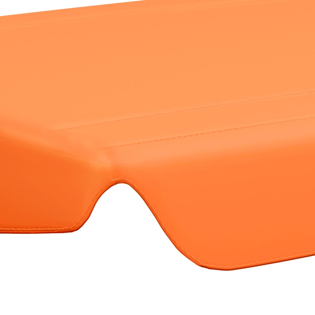 vidaXL Náhradní stříška na houpačku oranžová 150/130 x 105/70 cm