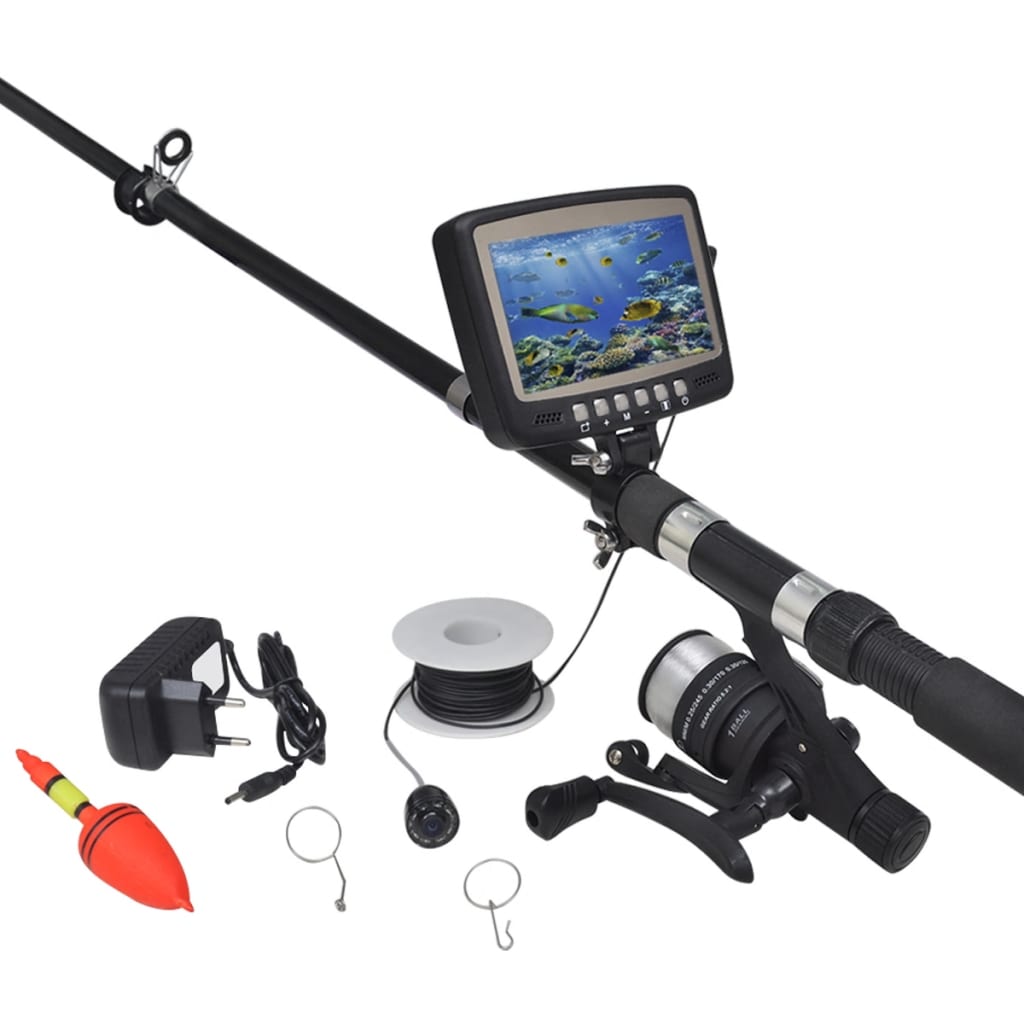 Podvodní rybářská kamera s 4,3" monitorem