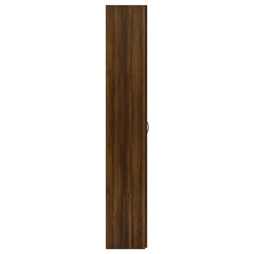 vidaXL Kancelářská skříň hnědý dub 60 x 32 x 190 cm kompozitní dřevo