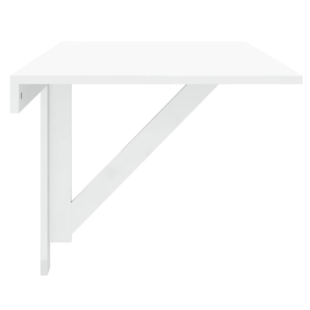 vidaXL Nástěnný sklápěcí stůl lesklý bílý 100x60x56cm kompozitní dřevo