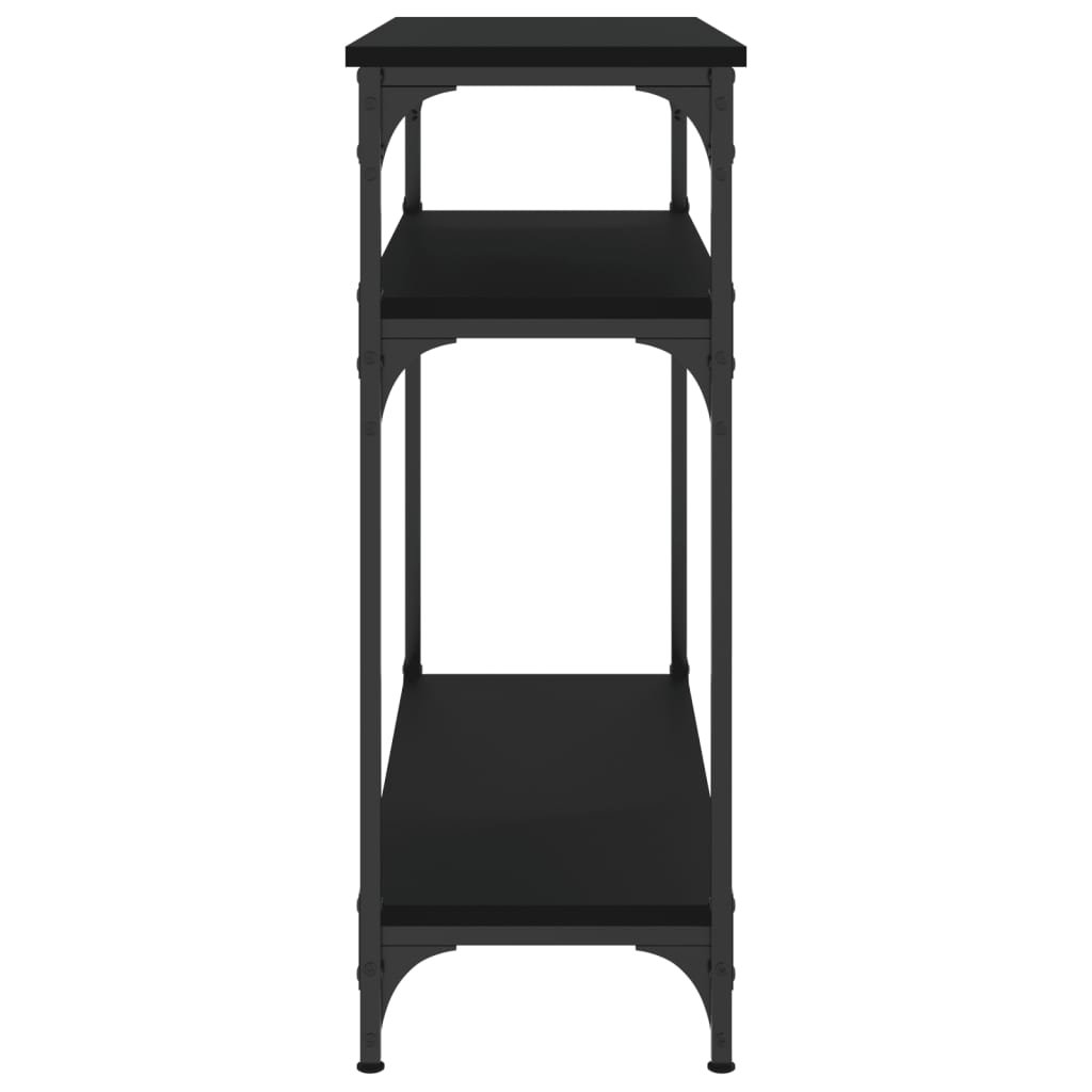 vidaXL Konzolový stolek černý 75 x 29 x 75 cm kompozitní dřevo