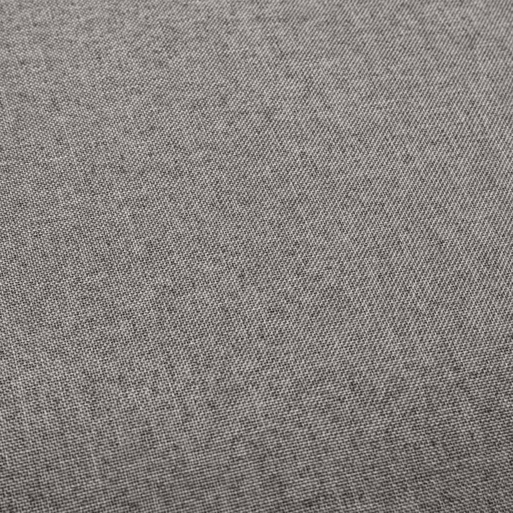 vidaXL Barové židle 2 ks tmavě šedé textil
