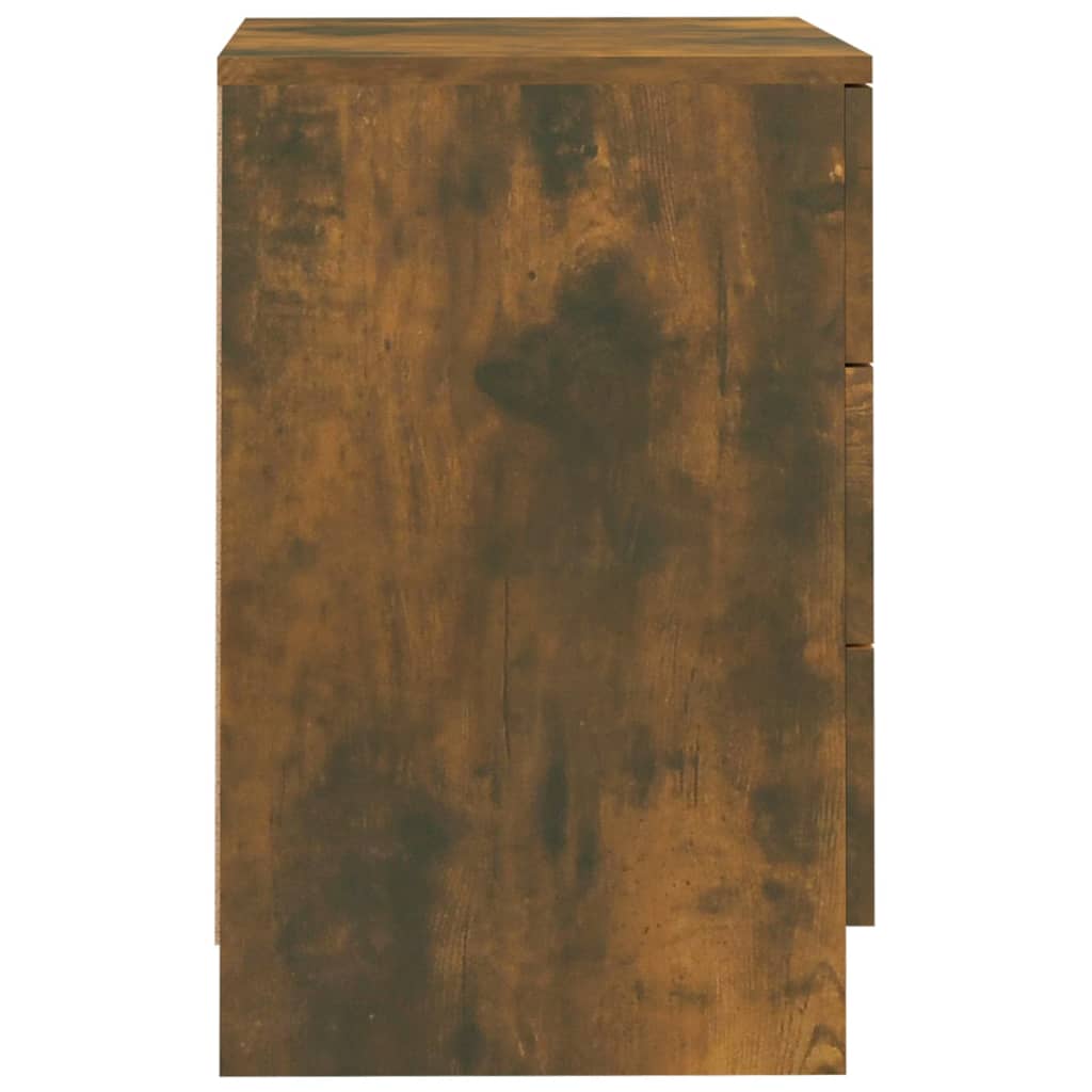 vidaXL Noční stolek kouřový dub 38 x 35 x 56 cm kompozitní dřevo