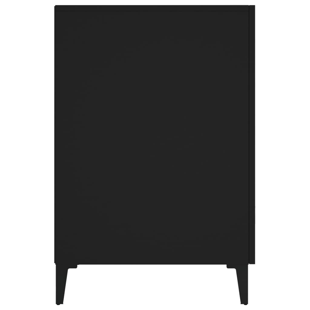 vidaXL Psací stůl černý 140 x 50 x 75 cm kompozitní dřevo