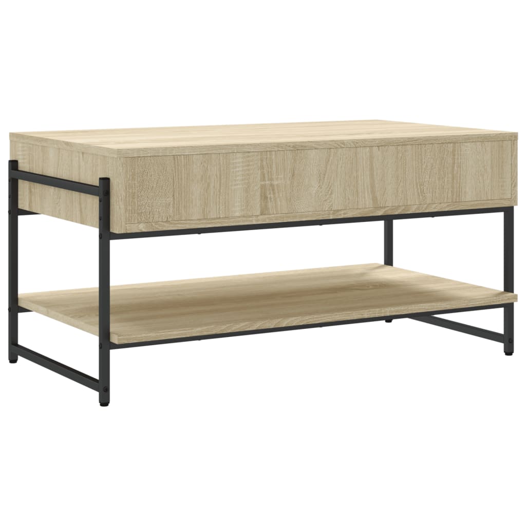 vidaXL Konferenční stolek dub sonoma 90 x 50 x 45 cm kompozitní dřevo