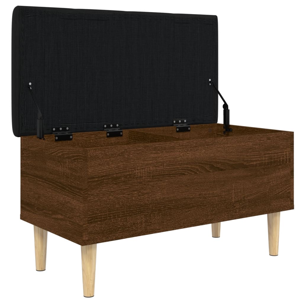 vidaXL Úložná lavice hnědý dub 82 x 42 x 46 cm kompozitní dřevo