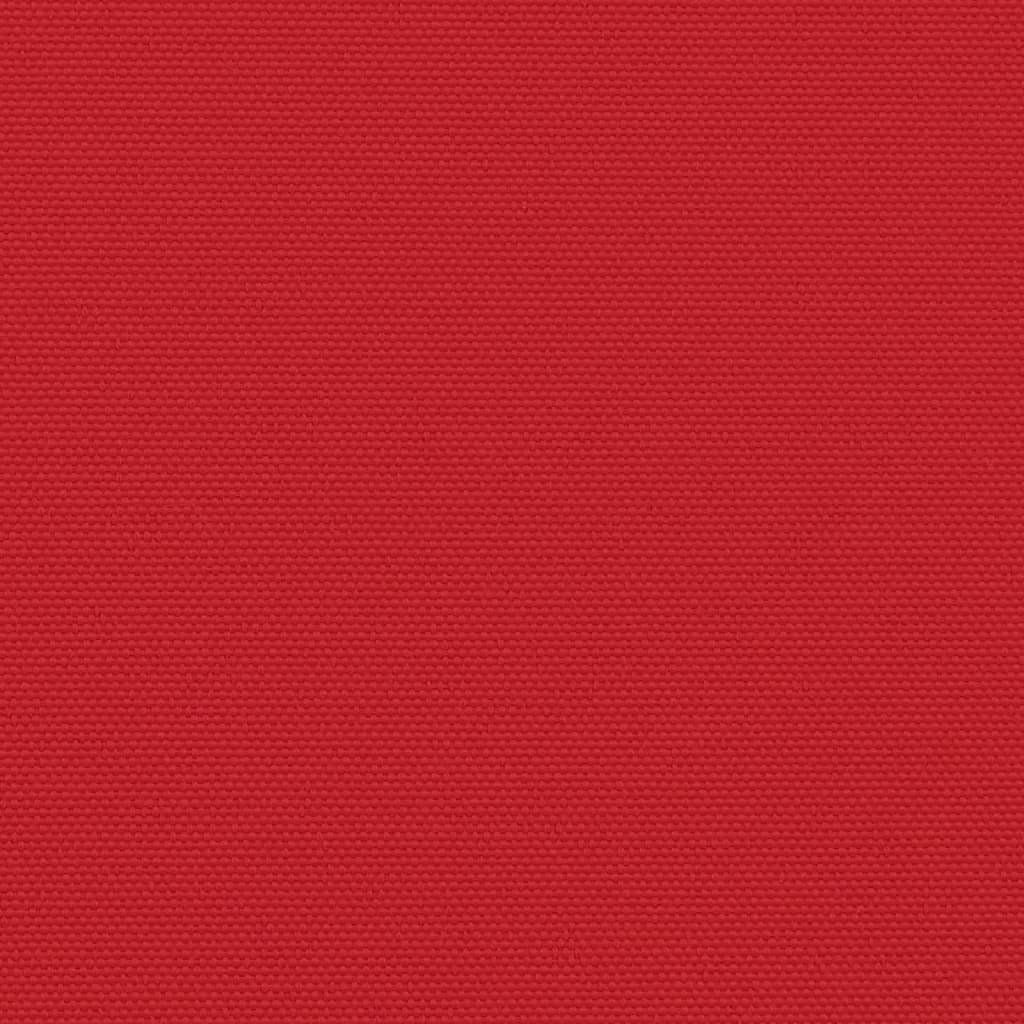 vidaXL Zatahovací boční markýza červená 220 x 1 000 cm