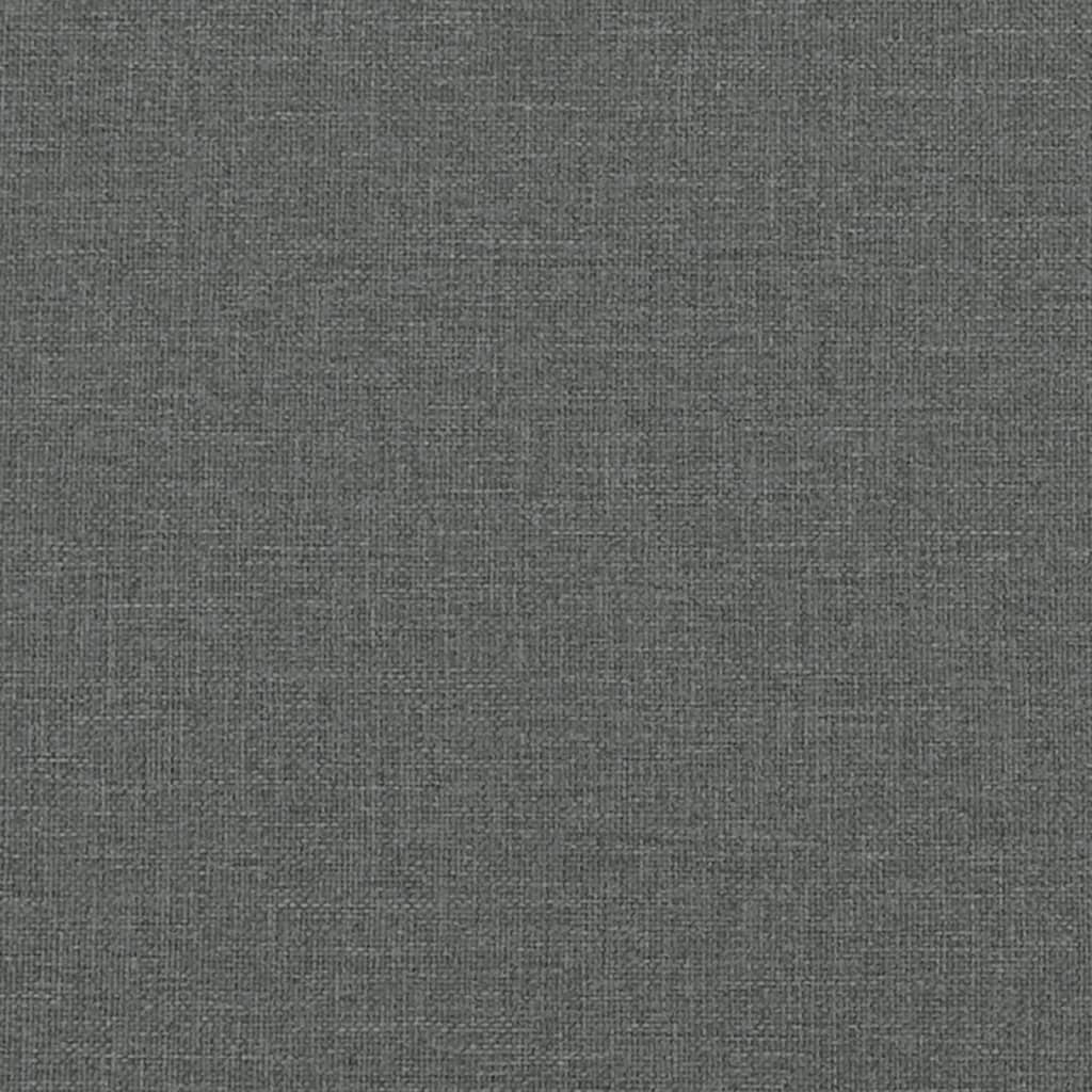 vidaXL Chesterfield pohovka 3místná tmavě šedá textil