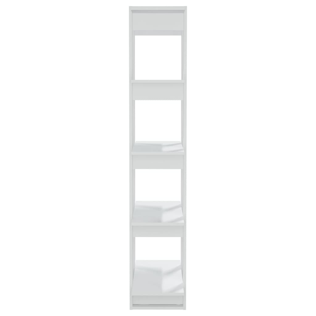 vidaXL Knihovna / dělicí stěna bílá 80 x 30 x 160 cm dřevotříska