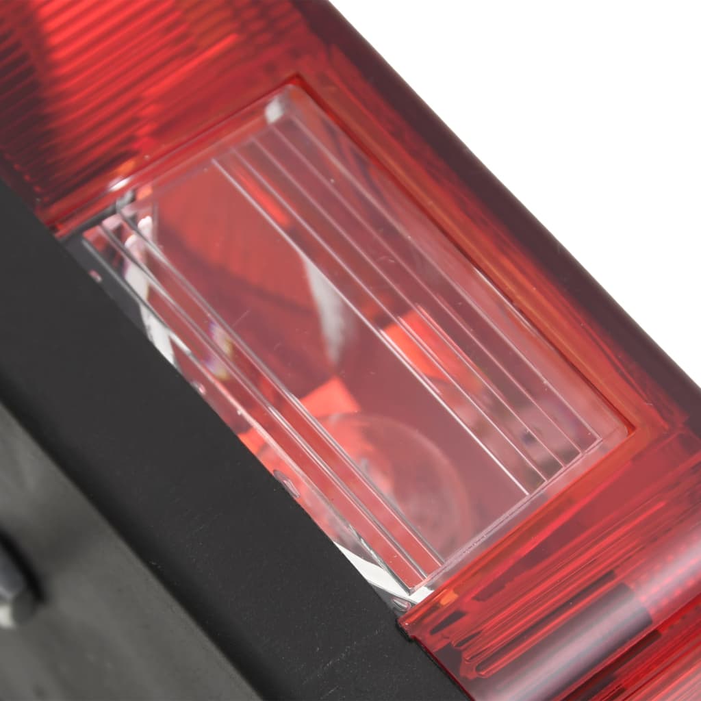 vidaXL Světla na přívěs 2 ks červená 23x6x13 cm 12V klasické žárovky