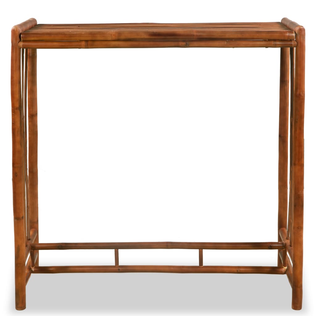 vidaXL Barový stůl bambus 100x45x100 cm hnědý