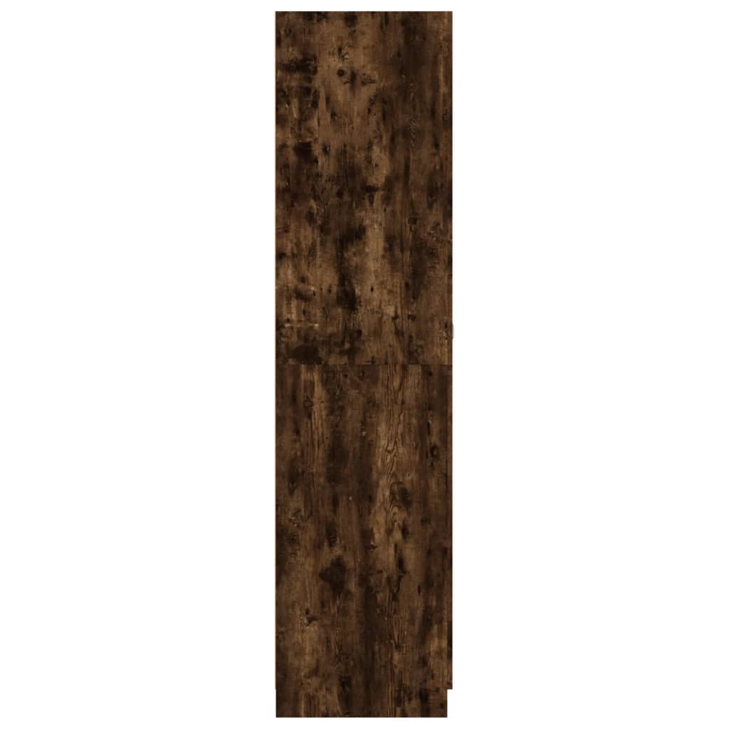 vidaXL Šatní skříň kouřový dub 90 x 52 x200 cm kompozitní dřevo