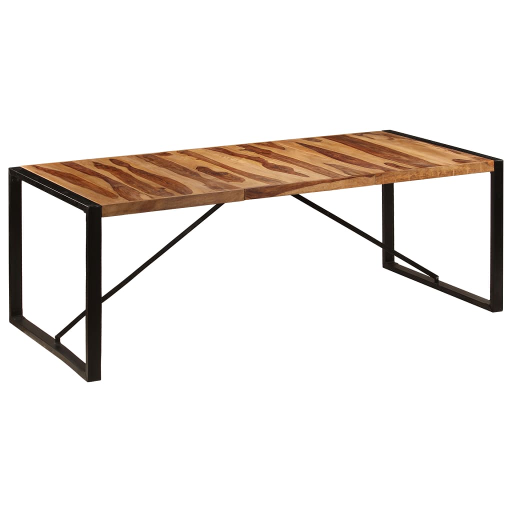 vidaXL Jídelní stůl 220 x 100 x 75 cm masivní sheeshamové dřevo