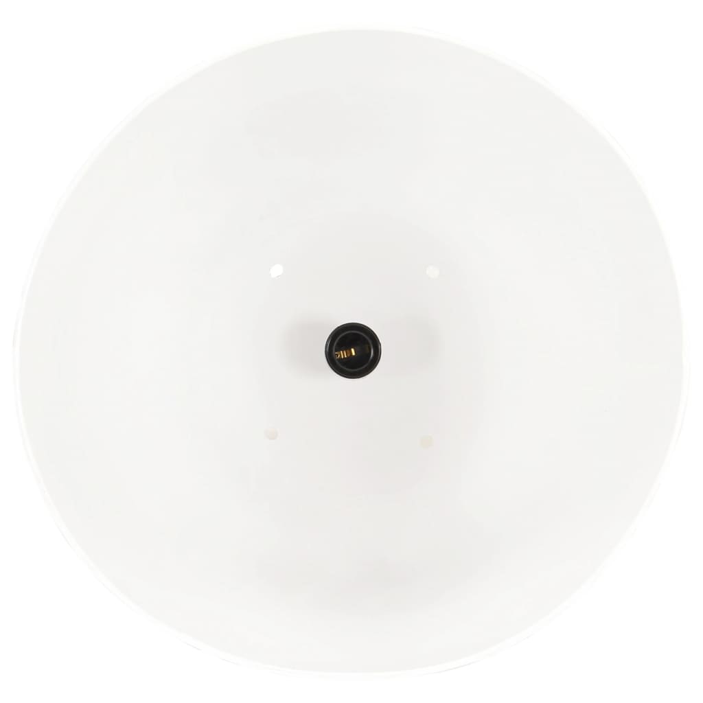 vidaXL Industriální závěsné svítidlo 25 W bílé kulaté 42 cm E27