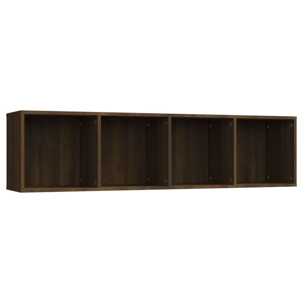 vidaXL Knihovna / TV skříňka hnědý dub 143x30x36 cm kompozitní dřevo