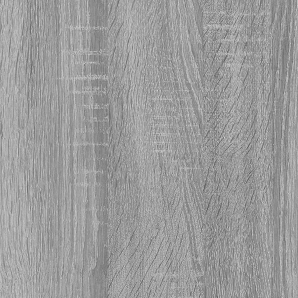 vidaXL Knihovna šedá sonoma 60 x 33 x 100 cm kompozitní dřevo a ocel