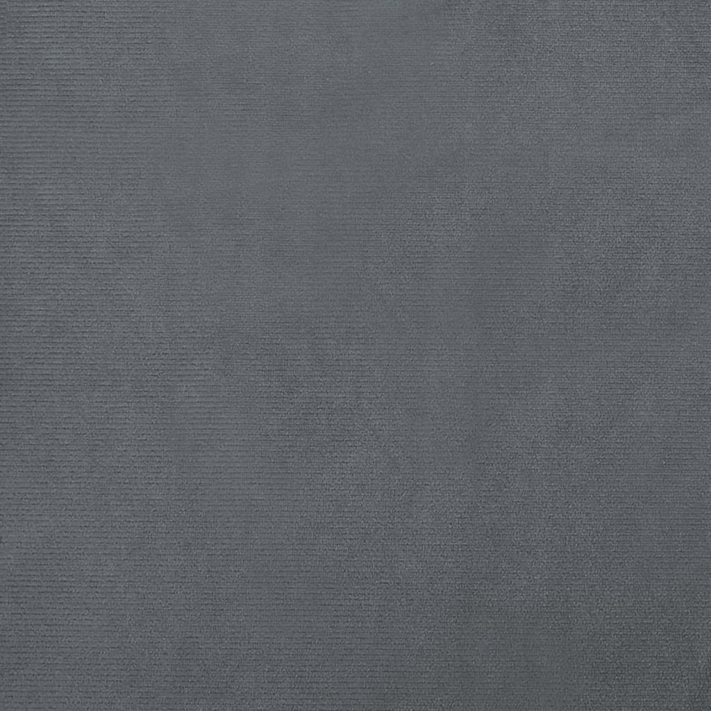 vidaXL Pelíšek pro psy tmavě šedý 60 x 40 x 30 cm samet