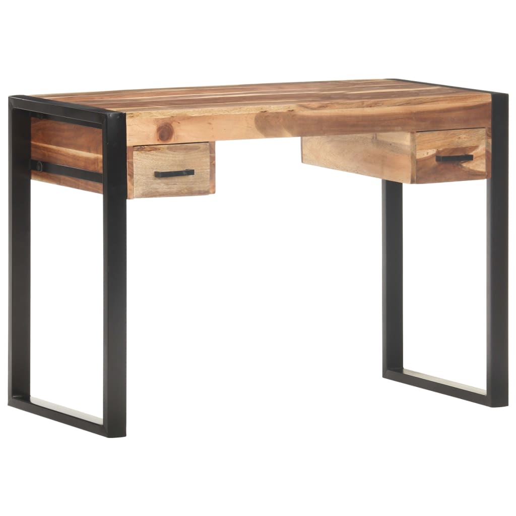 vidaXL Psací stůl 110x50x76 cm masivní dřevo s sheeshamovým povrchem