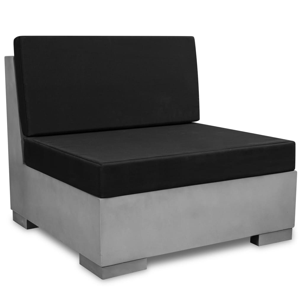 vidaXL 8dílná zahradní sedací souprava s poduškami betonová šedá