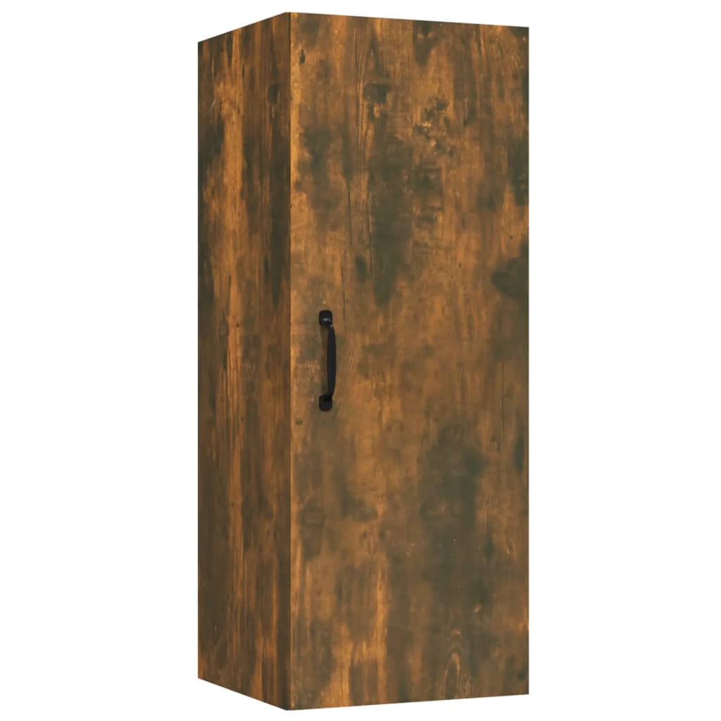 vidaXL Závěsná skříňka kouřový dub 34,5 x 34 x 90 cm kompozitní dřevo