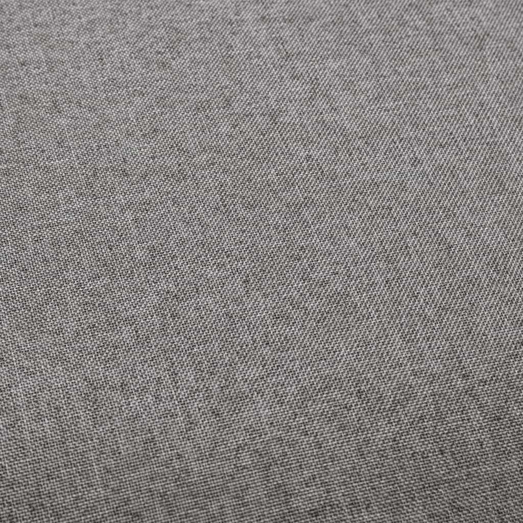 vidaXL Barová židle tmavě šedá textil