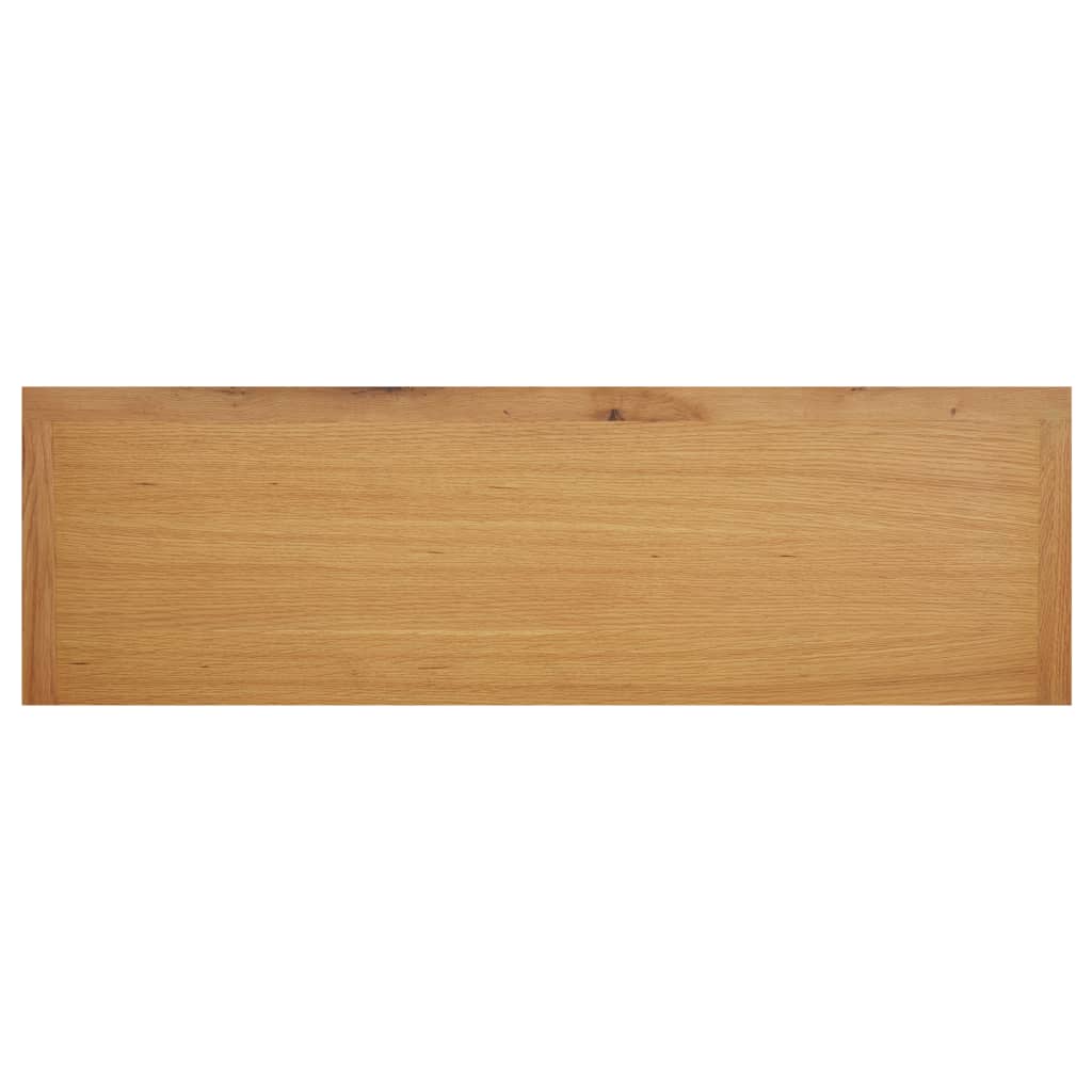 vidaXL Botník 114 x 37 x 45 cm masivní dubové dřevo