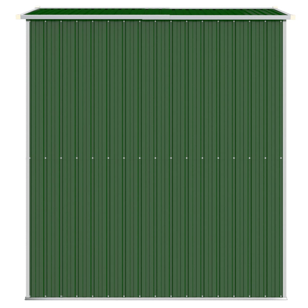 vidaXL Zahradní kůlna zelená 192x191x223 cm pozinkovaná ocel