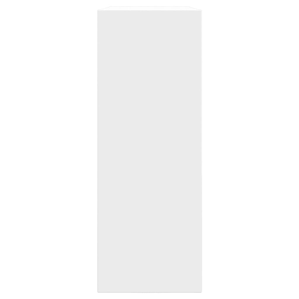 vidaXL Botník bílý 80 x 21 x 57 cm kompozitní dřevo