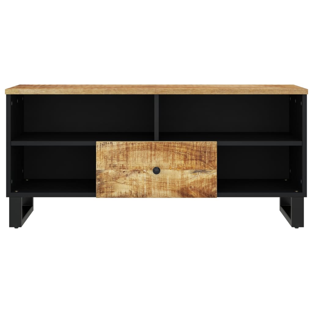 vidaXL TV stolek 100 x 33 x 46 cm masivní mangovník a kompozitní dřevo
