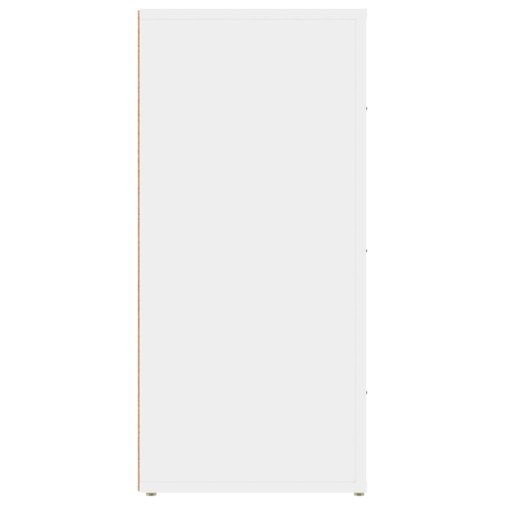 vidaXL Příborník bílý 40 x 33 x 70 cm kompozitní dřevo