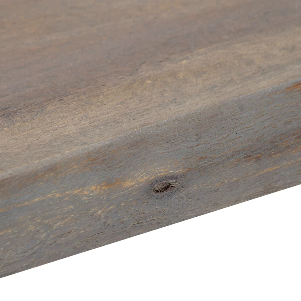 vidaXL Konzolový stolek šedý 115 x 35 x 76 cm akáciové dřevo a železo