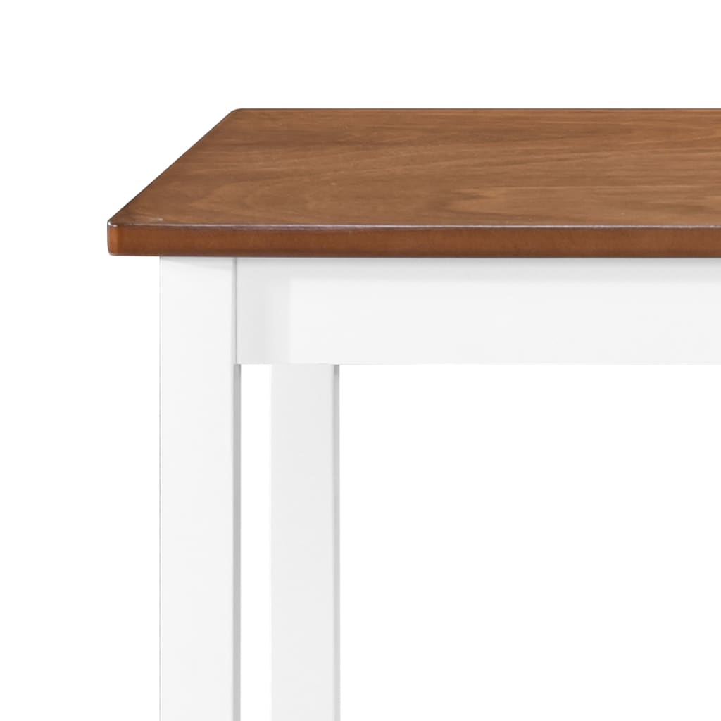 vidaXL Barový stůl a stoličky sada 5 kusů z masivního dřeva
