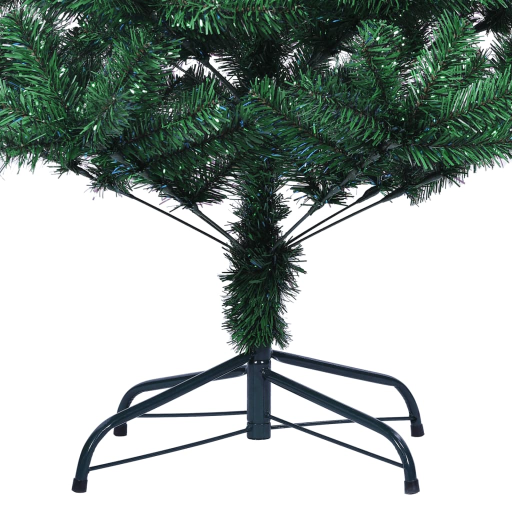 vidaXL Umělý vánoční stromek s duhovým jehličím zelený 150 cm PVC